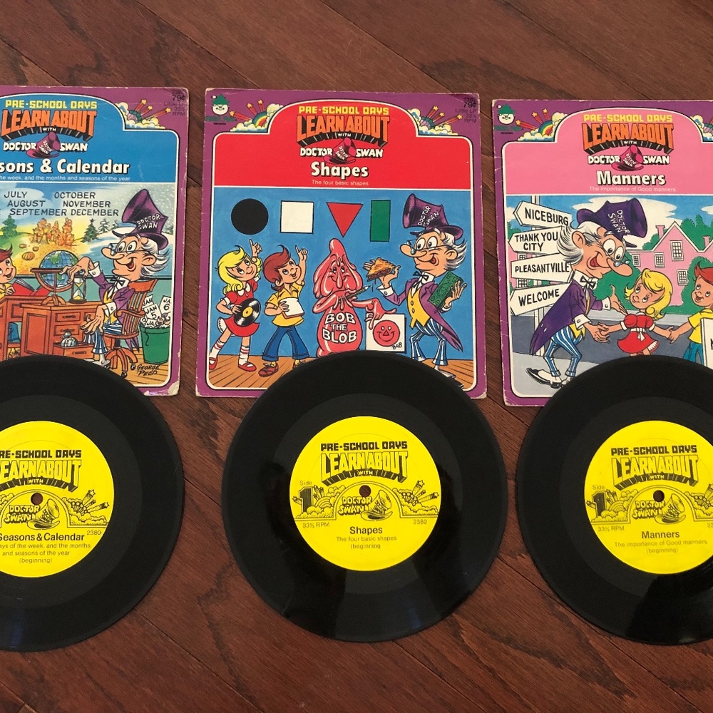 VINTAGE Dr. Swan Learning Records!
